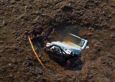 White Jeep Travel Bug (geocaching)
