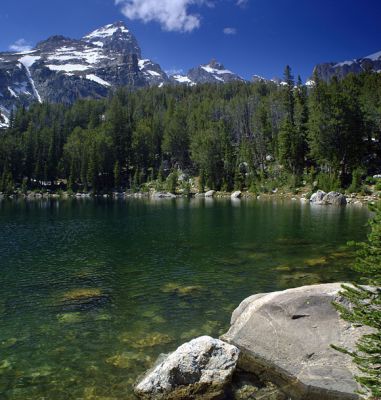 Surprise Lake and Grand Teton
