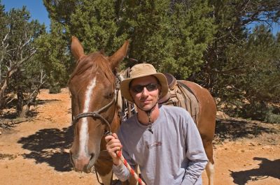 Red Canyon horse trip, я и Навахо (справа налево)
