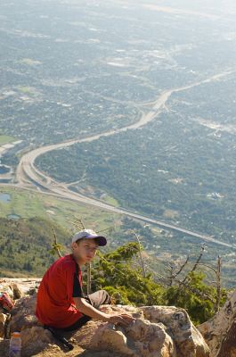 On the top of Mount Olympus
