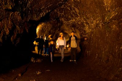 Thurston Lava Tube, lit part
