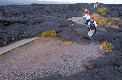 2003 lava flow cut out Chain of Craters Road
